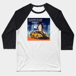 Han's rx7 Fast and furious Baseball T-Shirt